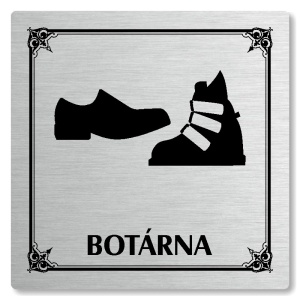 Botárna, 118x118mm, stříbrná, Nebraska